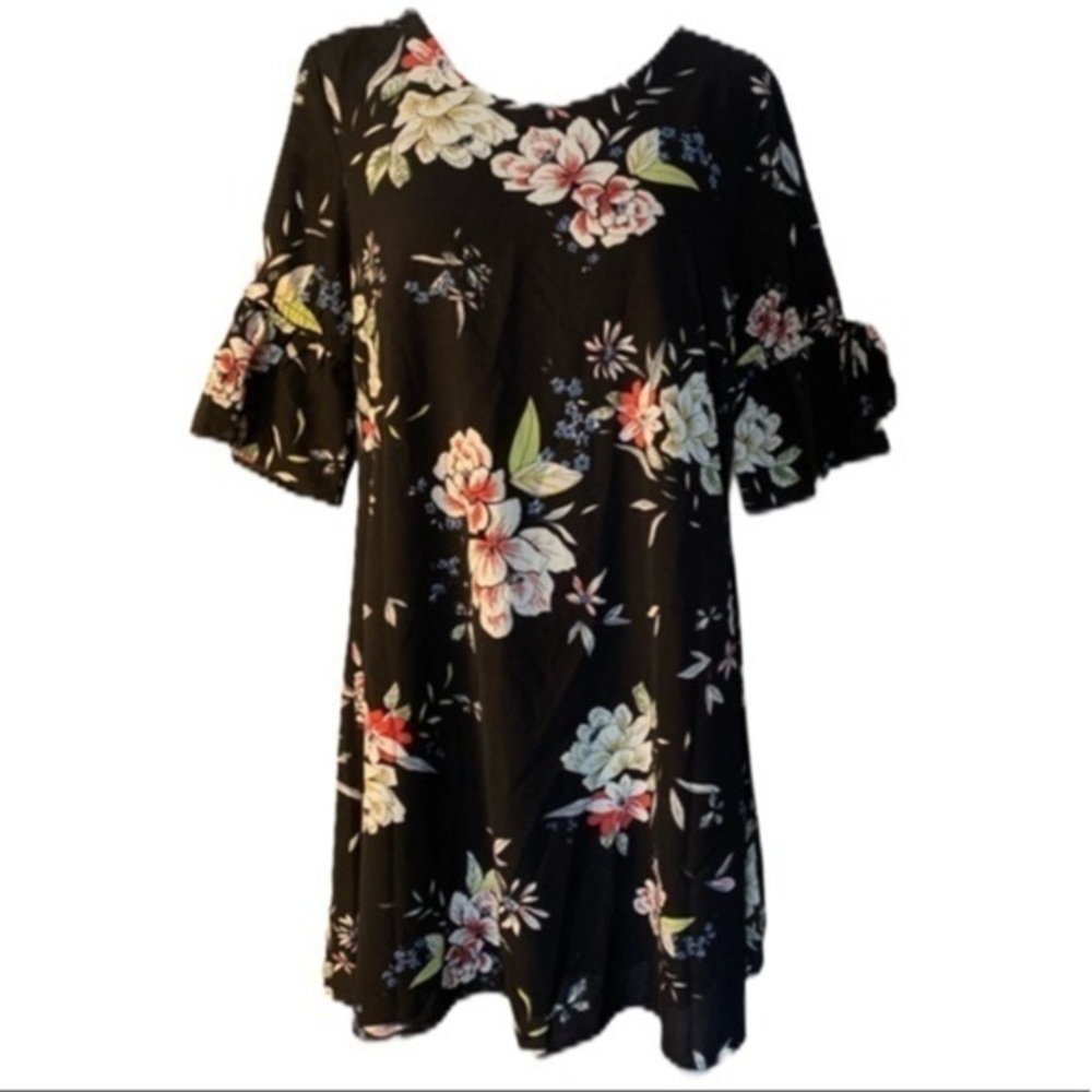 Black Floral Dress